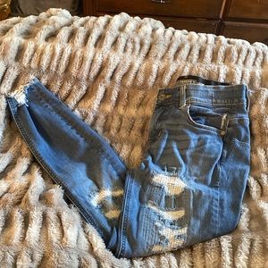 Torrid Premium Destructed Skinny Jeans
